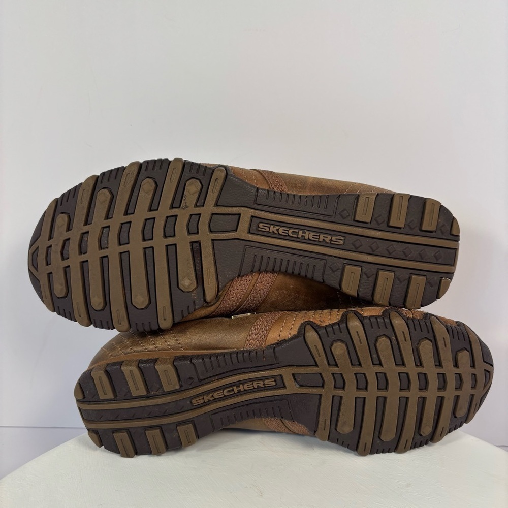 Skechers Brown Slip-on Sneaker Sz 6 - Picture 4 of 7
